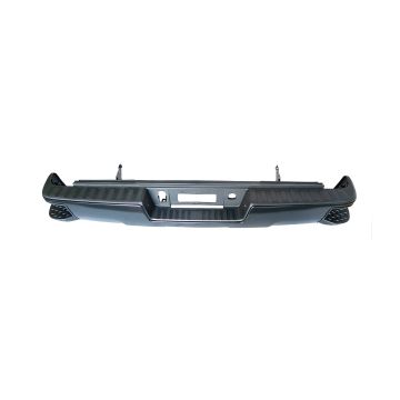 Bumper Assembly Rear w/o Parking Aid Sensors Black CAPA for Chevrolet Silverado 1500 Silverado 1500 LD