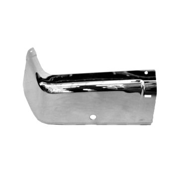 Bumper Extension Rear Right Outer w/Rear Object Sensor Chrome CAPA for Chevrolet Silverado 1500 Silverado 2500 HD Silverado 3500 HD GMC Sierra 1500 Sierra 2500 HD Sierra 3500 HD