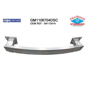 Bumper Cover Reinforcement Rear CAPA for Chevrolet Malibu 2016-2023