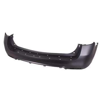 Bumper Cover Rear Upper w/o Park Assist w/o Blind Spot Module Primed CAPA for Chevrolet Equinox LT LTZ LS 2016-2017