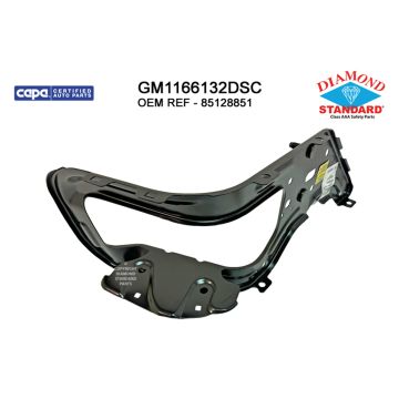 Bumper Bracket Rear Left CAPA for Chevrolet Silverado 1500 Silverado 1500 LTD GMC Sierra 1500 Sierra 1500 Limited