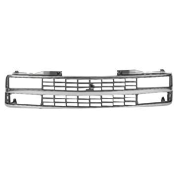 Grille Assembly w/Composite Headlamps Chrome w/Quad Headlamps for Chevrolet Blazer C1500 C1500 Suburban C2500 C2500 Suburban C3500 K1500 K1500 Suburban K2500 K2500 Suburban K3500