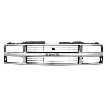 Grille Assembly Z71 Chrome w/Composite Lamps for Chevrolet Blazer C1500 C1500 Suburban C2500 C2500 Suburban C3500 K1500 K1500 Suburban K2500 K2500 Suburban K3500 Tahoe