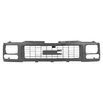 Grille Assembly w/Single Sealed Beam Headlamps w/Sealed Beam Headlamps Black for GMC C1500 C2500 C3500 K1500 K2500 K3500 Sierra 1500 Sierra 2500 Sierra 3500 Yukon