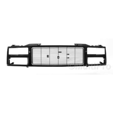 Grille Assembly w/Quad Sealed Beam Lamps Black for GMC C1500 C2500 C3500 K1500 K2500 K3500