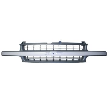 Grille Assembly Dark Argent Dark Argent Textured for Chevrolet Silverado 1500 Suburban 1500 Suburban 2500 Tahoe