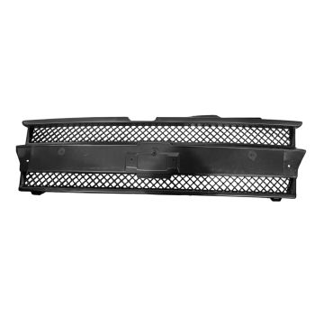 Grille Assembly w/Headlamp Washers Black for Chevrolet Trailblazer 2002-2008