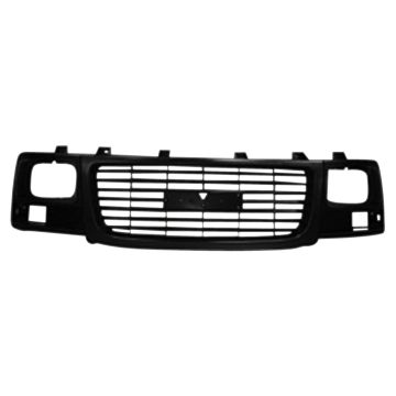 Grille Assembly Black w/Sealed Beam Headlamps CAPA for GMC Savana 1500 Savana 2500 Savana 3500