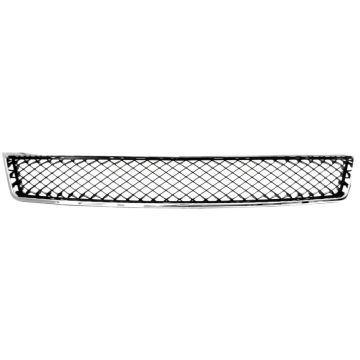 Grille Assembly Lower w/o Off Road Pkg Chrome w/Black Mesh CAPA for Chevrolet Avalanche Suburban 1500 Suburban 2500 Tahoe