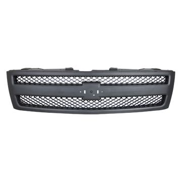 Grille Assembly Black CAPA for Chevrolet Silverado 1500 2007-2013
