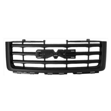 Grille Assembly Black for GMC Sierra 1500 SL SLT WT 2007-2013
