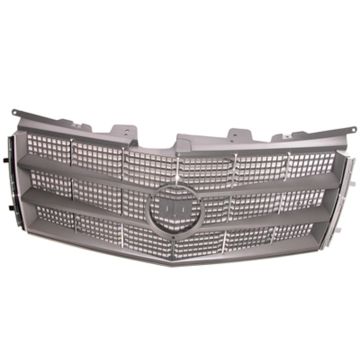 Grille Assembly w/o Stealth Blue Pkg Halogen Headlamps w/o Touring Pkg w/o Crest or Wreath for Cadillac CTS Sedan Wagon Coupe Base Premium Luxury Performance Coupe 2008-2011