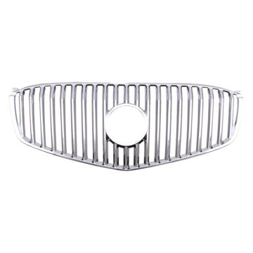 Grille Assembly w/o Mouldings w/o Emblem Bright Chrome CAPA for Buick Lucerne 2008-2010