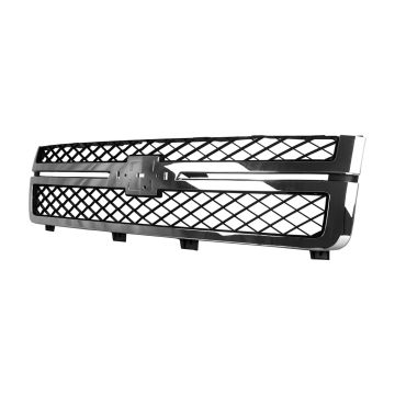 Grille Assembly Chrome w/o Z71 Pkg for Chevrolet Silverado 2500 HD Silverado 3500 HD