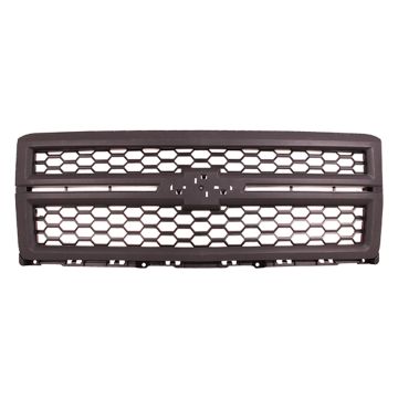 Grille Assembly Anthracite CAPA for Chevrolet Silverado 1500 2014-2015