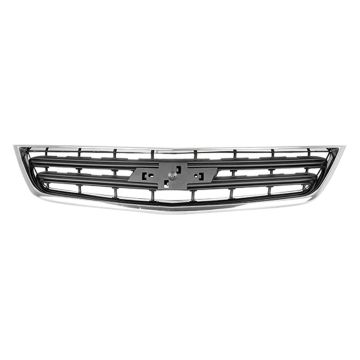 Grille Assembly Matte Black w/Chrome Molding CAPA for Chevrolet Impala Eco LS 2014-2019