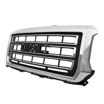 Grille Assembly w/o All Terrain Pkg w/o Z71 Pkg for GMC Sierra 1500 SLT SLE 2014-2015
