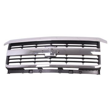 Grille Assembly w/o Premium Pkg w/Z71 Pkg Matte Finish CAPA for Chevrolet Silverado 2500 HD LTZ 2015-2017