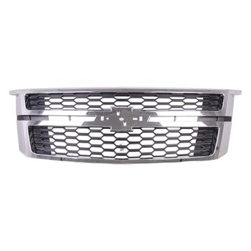 Grille Assembly w/Chrome Moulding CAPA for Chevrolet Suburban Tahoe