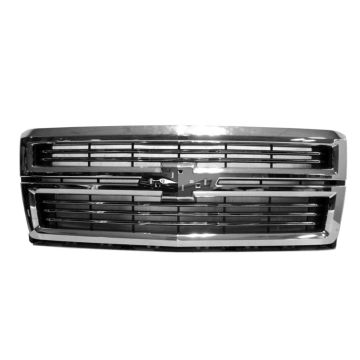 Grille Assembly w/Apearance Pkg Chrome for Chevrolet Silverado 1500 2014-2015