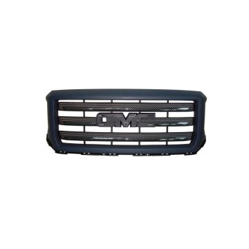 Grille Assembly w/All Terrain Pkg Chrome Grille/PTM Bezel CAPA for GMC Sierra 1500 SLT SLE 2014-2015