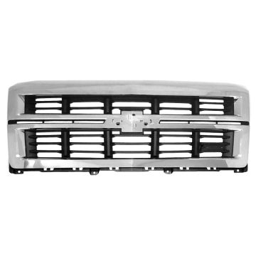Grille Assembly w/Z71 Pkg 1st Design Chrome CAPA for Chevrolet Silverado 1500 LT LTZ 2014-2015
