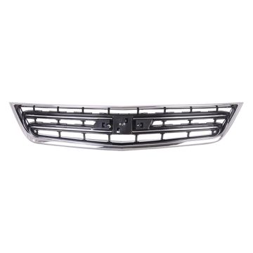 Grille Assembly w/o Daytime Running Lamps w/o Adaptive Cruise Control CAPA for Chevrolet Impala LTZ 2014-2016