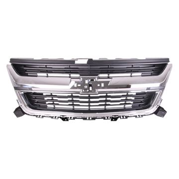 Grille Assembly LT w/o Redline Pkg CAPA for Chevrolet Colorado Base WT LT 2015-2020