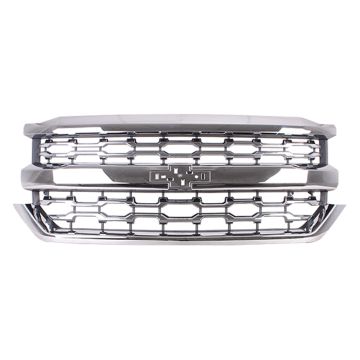 Grille Assembly w/o Z71 Pkg CAPA for Chevrolet Silverado 1500 LTZ 2015-2018