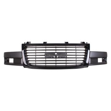 Grille Assembly w/Painted Black Frame for GMC Savana 2500 Savana 3500