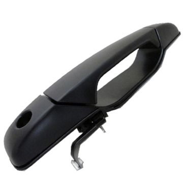 Exterior Door Handle Front Left w/Key Hole Black Smooth Plastic for Chevrolet Silverado 1500 Silverado 2500 HD Silverado 3500 HD GMC Sierra 1500 Sierra 2500 HD Sierra 3500 HD