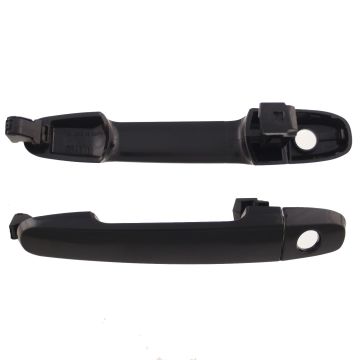 Exterior Door Handle Front Black (RPO-19U) w/Keyhole w/Cover Left or Right for Pontiac Vibe 2003-2010