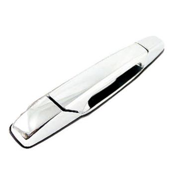 Exterior Door Handle Front Right w/o Key Hole Chrome Plasti for Chevrolet Silverado 1500 2007-2013