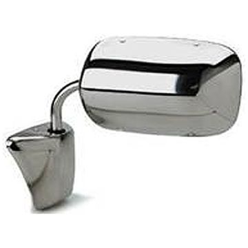 Door Mirror Assembly Low Mount Chrome Plated Left or Right for Chevrolet Blazer C10 Suburban C20 C30 K10 K20 K30 K5 R10 GMC C15 Suburban C15/C1500 C1500 C25 C25/C2500 C2500 C35 C35/C3500 C3500