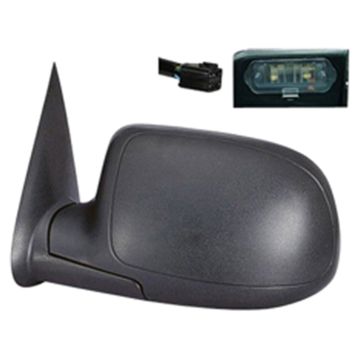 Door Mirror Assembly Left Heated Power Remote Manual Folding w/Lamp w/RPO DR2 Black for Chevrolet Suburban 1500 Suburban 2500 Tahoe GMC Yukon Yukon XL 1500