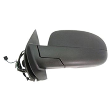 Door Mirror Assembly Left w/o Courtesy Lamp w/o Off Road Pkg Black for Chevrolet Suburban 1500 Suburban 2500 Tahoe
