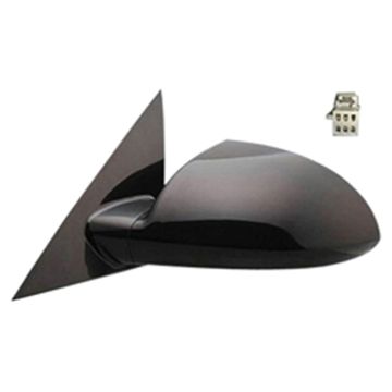 Door Mirror Assembly Left w/o Defogger Grained Finish for Chevrolet Impala Impala Limited