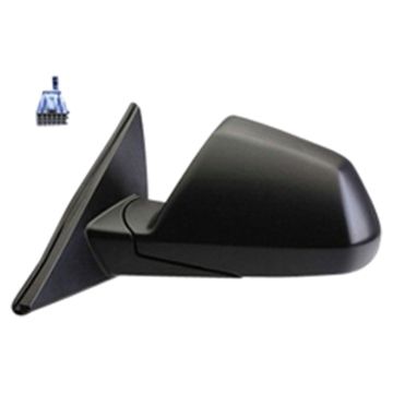 Door Mirror Assembly Left Power Heated w/o Memory Foldaway for Cadillac CTS Sedan Wagon Base Premium Luxury V Performance 3.6L V Black Diamond 3.0L V Luxury V Premium Black Diamond Vsport Vsport Premium 2008-2014