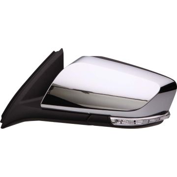 Door Mirror Assembly Left w/Signal Lamps w/o BLIS w/Cover w/o Dimmer Chrome for Chevrolet Impala LT Premier 2014-2020
