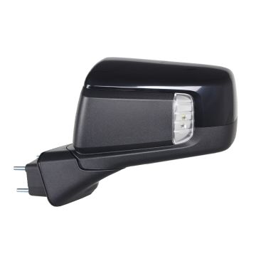 Door Mirror Assembly Left Standard Manual Folding w/o Auto Dimming w/Lamp w/Cover for GMC Sierra 1500 Sierra 1500 Limited