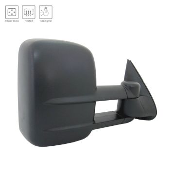 Door Mirror Assembly Right Power w/Turn Signal Manual Fold/Extend for Chevrolet Silverado 1500 Silverado 1500 Classic Silverado 2500 Silverado 2500 HD Silverado
