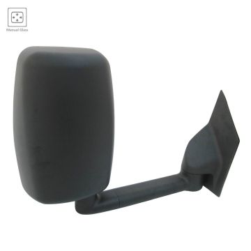 Door Mirror Assembly Right Manual Non-Heated Dual Glass Foldaway Black for Chevrolet Express 1500 Express 2500 Express 3500 GMC Savana 1500 Savana 2500 Savana 3500