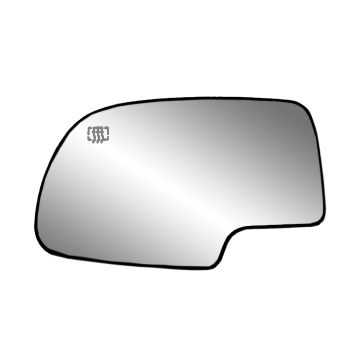 Door Mirror Glass Left Heated w/o Signal w/Backing Plate for Cadillac Escalade Chevrolet Avalanche 1500 2500 Silverado Suburban Tahoe GMC Sierra 1500 Yukon XL
