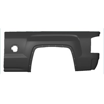 Truck Bed Panel Left Single Rear Wheels Standard Bed Outer Panel Assembly CAPA for GMC Sierra 1500 Sierra 1500 Limited Sierra 2500 HD Sierra 3500 HD