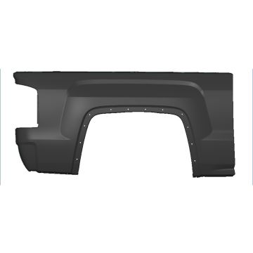 Truck Bed Panel Right Standard Bed Outer Panel Assembly CAPA for GMC Sierra 1500 Sierra 1500 Limited