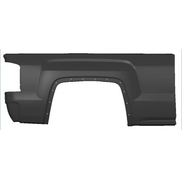 Truck Bed Panel Right Single Rear Wheels Standard Bed Outer Panel Assembly CAPA for GMC Sierra 1500 Sierra 1500 Limited Sierra 2500 HD Sierra 3500 HD