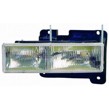 Headlight Assembly Composite Left Z71 w/Composite Headlamps w/Composite Lamp CAPA for Chevrolet Blazer C1500 Suburban C2500 C3500 K1500 K2500 K3500 Tahoe GMC C1500 Suburban C2500 C3500 K1500 K2500 K3500 Yukon