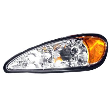 Headlight Assembly Composite Left for Pontiac Grand Am 1999-2005