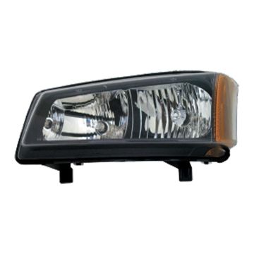 Headlight Assembly Composite Left 1st Design Smooth Bezel CAPA for Chevrolet Silverado 1500 Silverado 1500 Classic Silverado 2500 Silverado 2500 HD Silverado 2500 HD Classic Silverado 3500 Silverado 3500 Classic