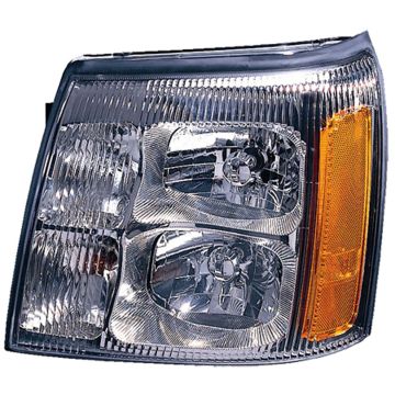 Headlight Assembly Composite Left for Cadillac Escalade 2002